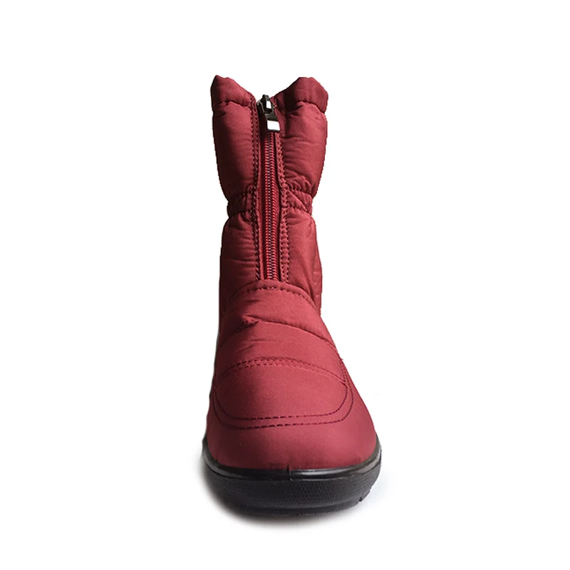 Зимняя обувь; женские водонепроницаемые зимние ботинки; теплые плюшевые модные женские ботинки для холодной зимы; женские Брендовые ботильоны; ZH2387