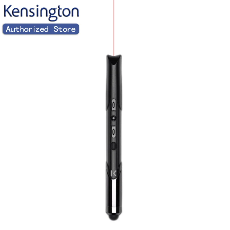 

Kensington Original Wireless Bluetooth 4.0 Laser Pen Remote Presenter and Media Play Tablet Stylus for PPT Keynote Presentation