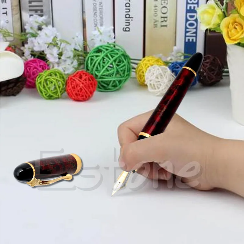 Лучше JINHAO X450 Carven B/Средний Перьевая ручка красный цветок перьевая ручка красный цветок