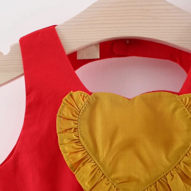 Summer Baby Dress Girl Clothes 2018 New Kids Cute Heart First Birthday Newborn Princess Party Dresses For Toddler Infant Costume (2)