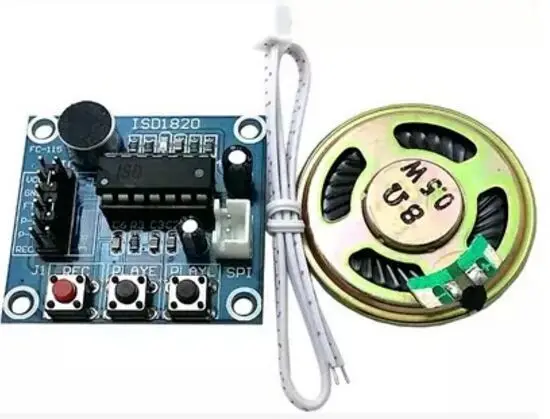 

NEWEST ISD1820 Voice Recording Recorder Module With Mic Sound Audio Loudspeaker