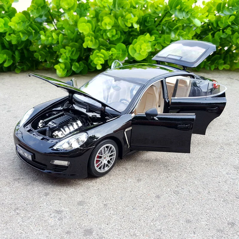 1:18 моделирование сплава спортивный автомобиль модель для Panamera с рулевым колесом