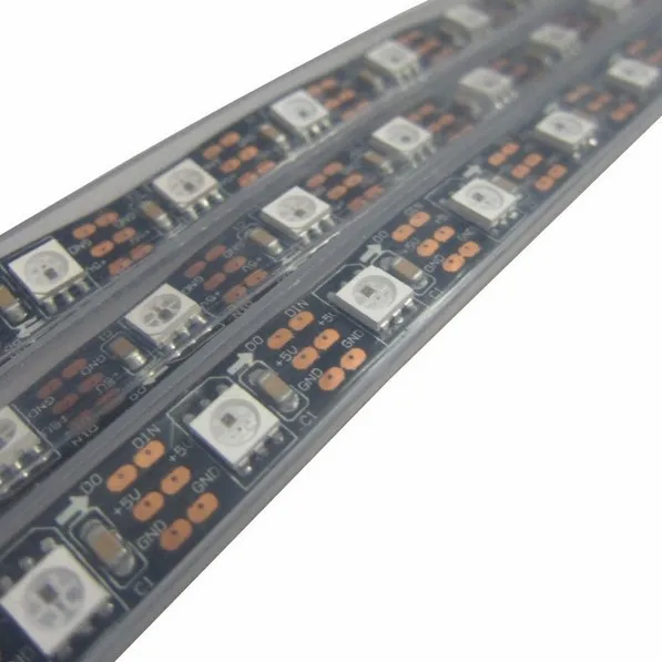 

AA 4M waterproof IP67 5050 30led RGB SMD WS2811 WS2812B LED Pixel Module full color strip light bulit in Addressable Dream Color