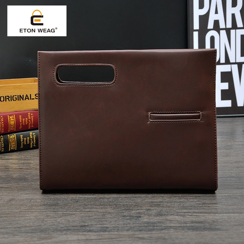 

High-Quality solid Vintage Men Business Briefcases Fashion personality causal man handbag Single Shoulder Bag crossbody package