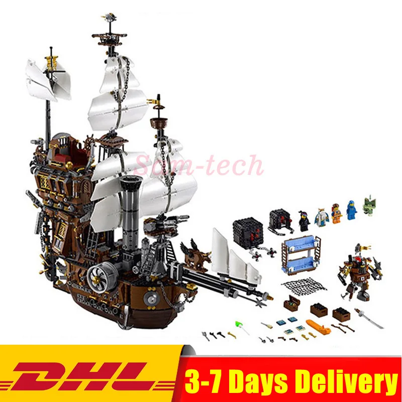 

IN Stock LEPIN 16002 Pirate Ship Metal Beard's Sea Cow LEPIN Model Building Blocks Bricks Toys Compatible Legoings 70810