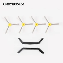 (Для q7000) Запасные Запчасти пакет для liectroux q7000 робот-пылесос, сбоку Кисточки x 4 шт. + резинкой х 2 шт.