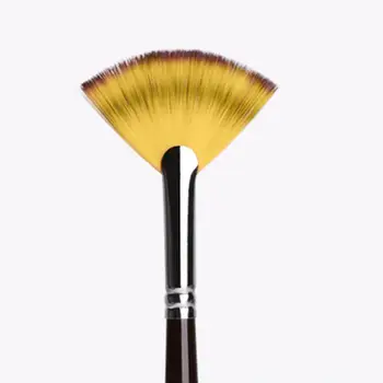 

Colorful Nylon Fan-Shaped Pen Oil Painting Acrylic Pen Gouache Watercolor Pen Painting 6 Suits for students