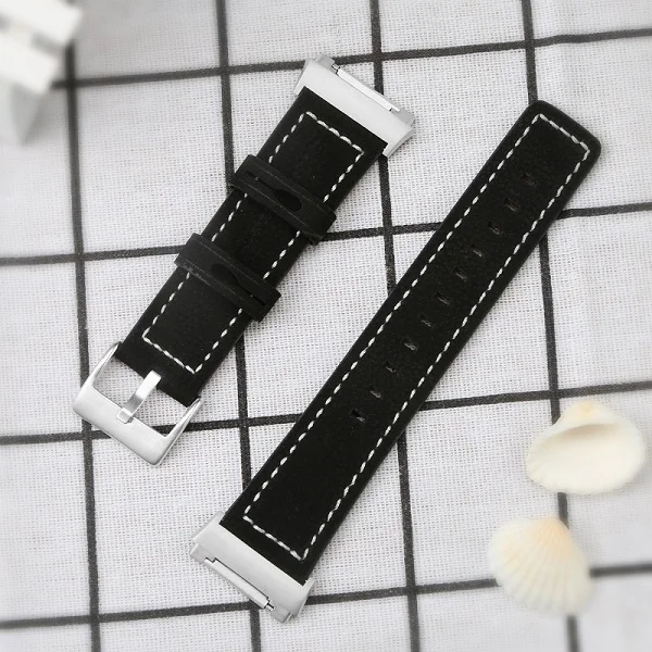 ionic leather strap