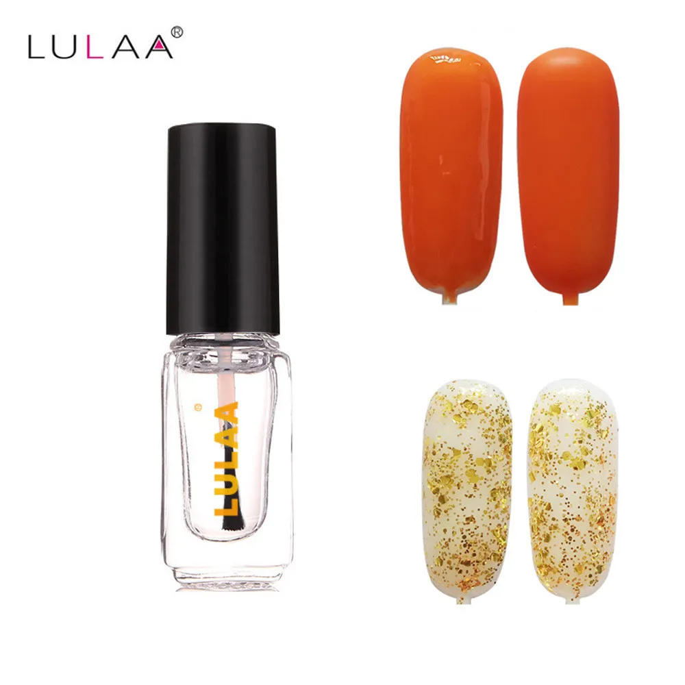 

LULAA Pure color Fashion Lasting Manicure Nail Art Polish Magic Super Gloss Nails Surface Oil Top Coat Nail Polish Stamping novo