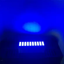 5 шт. светодиодный синий 10 бар дисплей номера программируемый светодиодный знак куб экраны синий 10 сегментный Графический бар график модуль доска