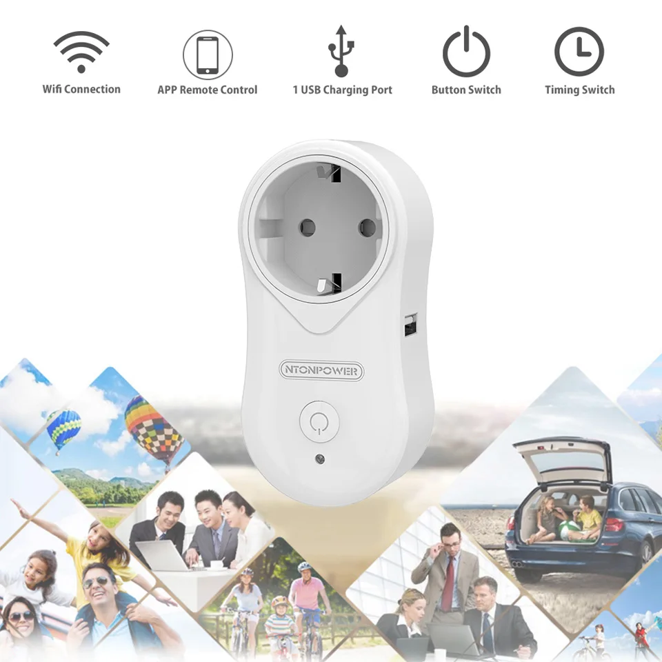 NTONPOWER S2 Smart Wifi Socket EU Plug (2)