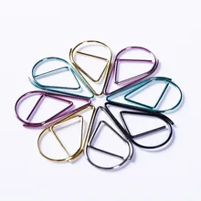 20 шт./лот 1,5*2,5 см краткое Стиль в форме капли металла канцелярская Скрепка Закладка канцелярский школьный офисный поставить Эсколар