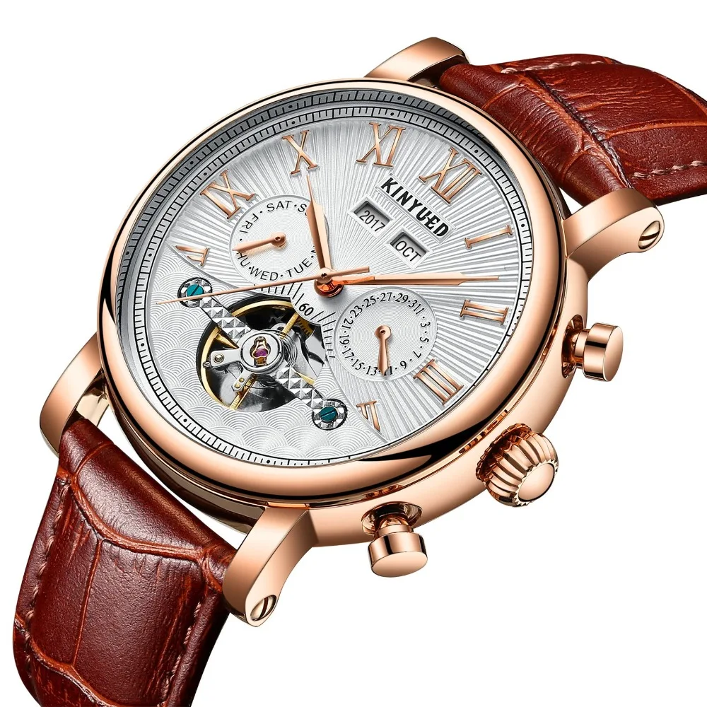

KINYUED new authentic Jin Yueda high quality men's fashion trend mechanical watch watch free shipping