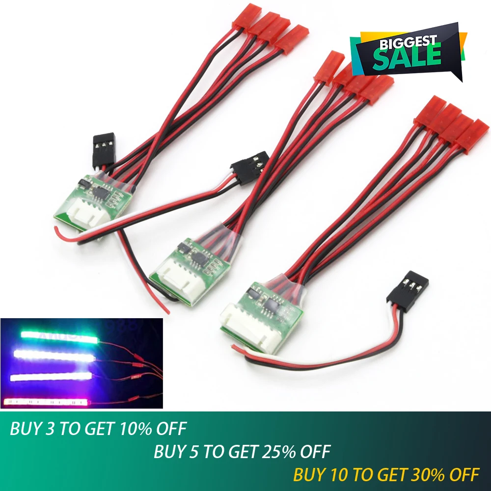 

1pcs 3s/4s/6s RC Waterproof LED Strip Light Controller For Rc Drone / Rc airplane