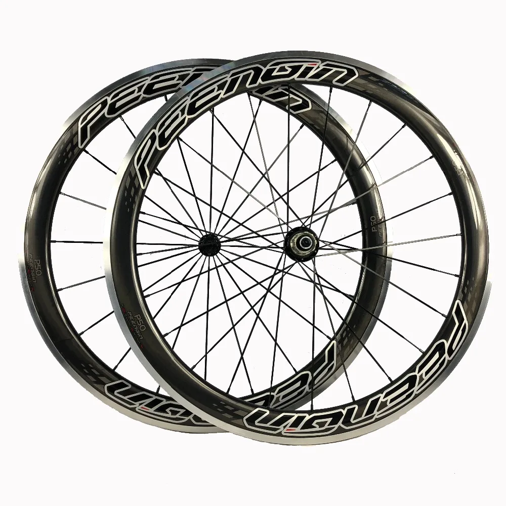 carbon alloy clincher wheelset