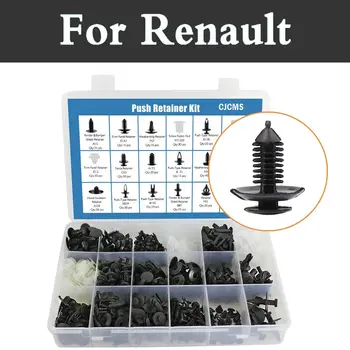 

415pcs Car Plastic Rivets Fasteners Plastic Storage Case Rivets For Renault Sandero Symbol Talisman Twingo Twizy Vel Satis Wind