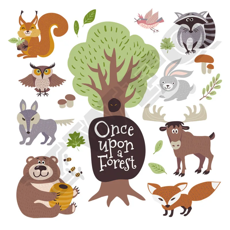 

Lovely Squirrel Animal Heat Transfers Handmade Tree Appliques DIY Apparel Decor Badge Washable Ironing Sticker Jacket Patches