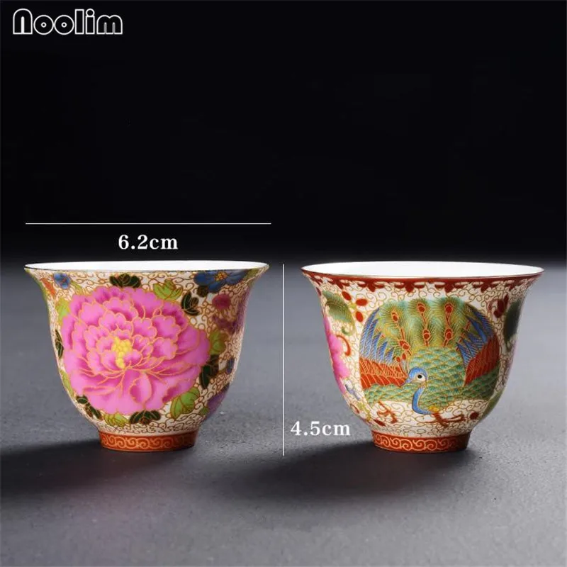 Шелковая эмалированная фарфоровая чашка Керамическая ручная роспись кружка для