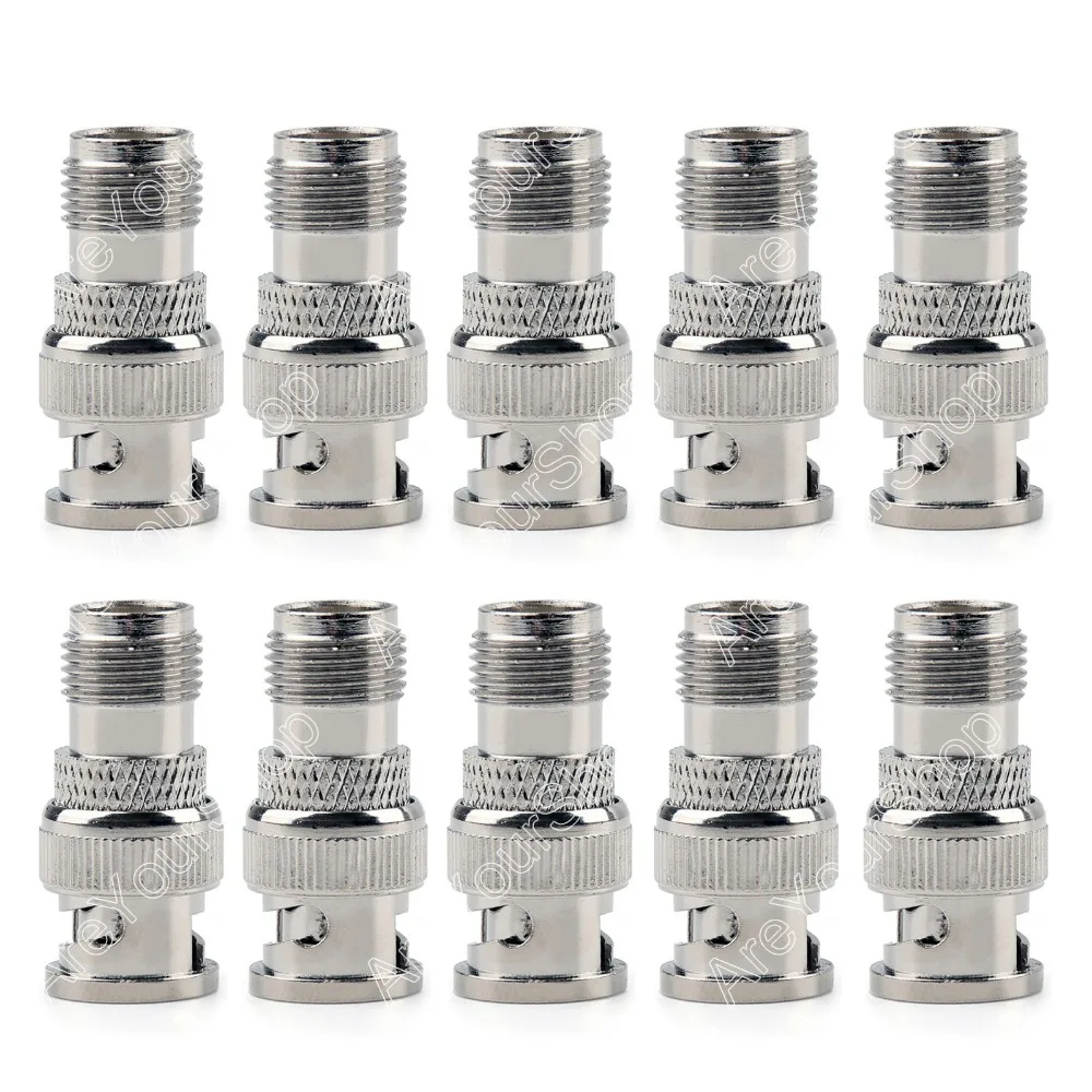 Areyourshop Sale 10 Pcs Adapter BNC Male Plug To TNC Female Jack RF Connector Straight M/F minijack цена Areyourshop Sale 10 Pcs Adapter BNC Male Plug To TNC Female Jack RF Connector Straight M/F minijack цены онлайн