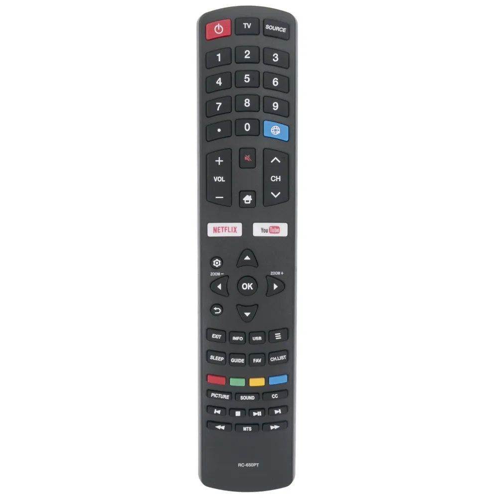 

New RC-650PT 06-531W52-DW01X Replaced Remote Control fit for DAEWOO Smart TV