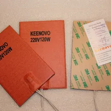 150x100 мм 220 Вт@ в, Вт/90 градусов C термостат, Keenovo Универсальный гибкий силиконовый нагреватель мат/коврик/элемент моторное масло поддон нагреватель
