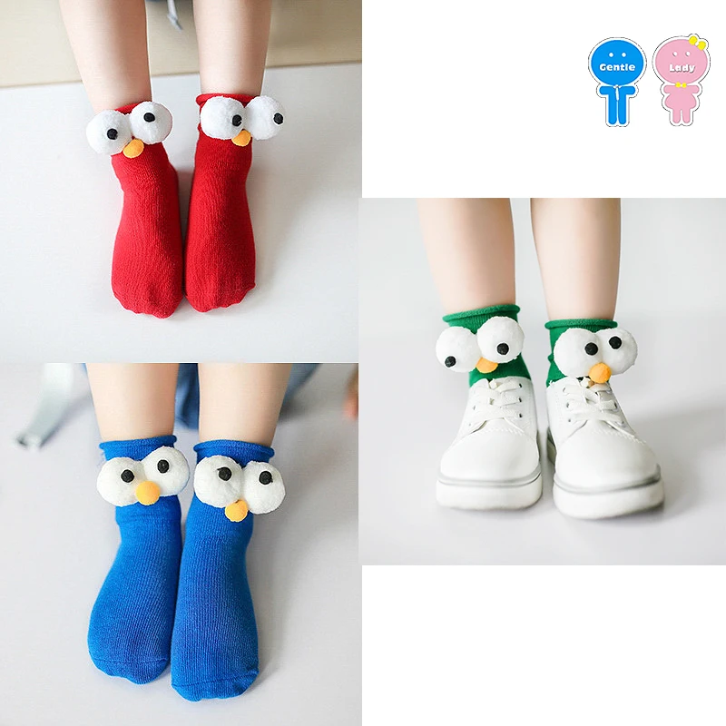 Breathable cotton boys socks girls ankle sock kids funny sock baby