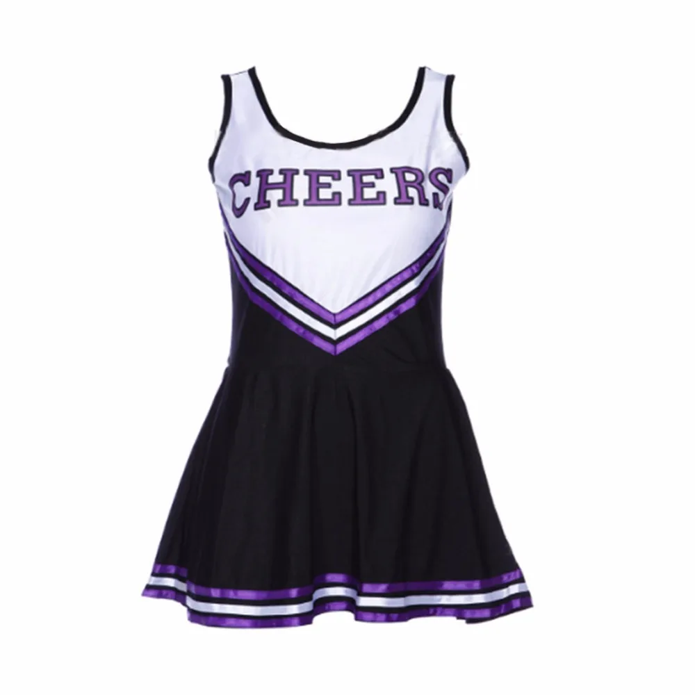Feme Fancy Dress Costume costume cheerleader Sexy Costumes Girls Cheerleader Uniform School Girl