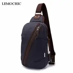 LEMOCHIC Открытый Унисекс водостойкий пакет складной велосипедный плечевой ремень нагрудная сумка женская мужская сумка через плечо холщовая