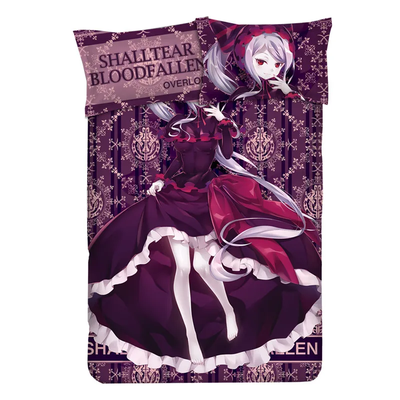 Японский персонаж аниме Overlord Shalltear роскошный комплект постельного белья s