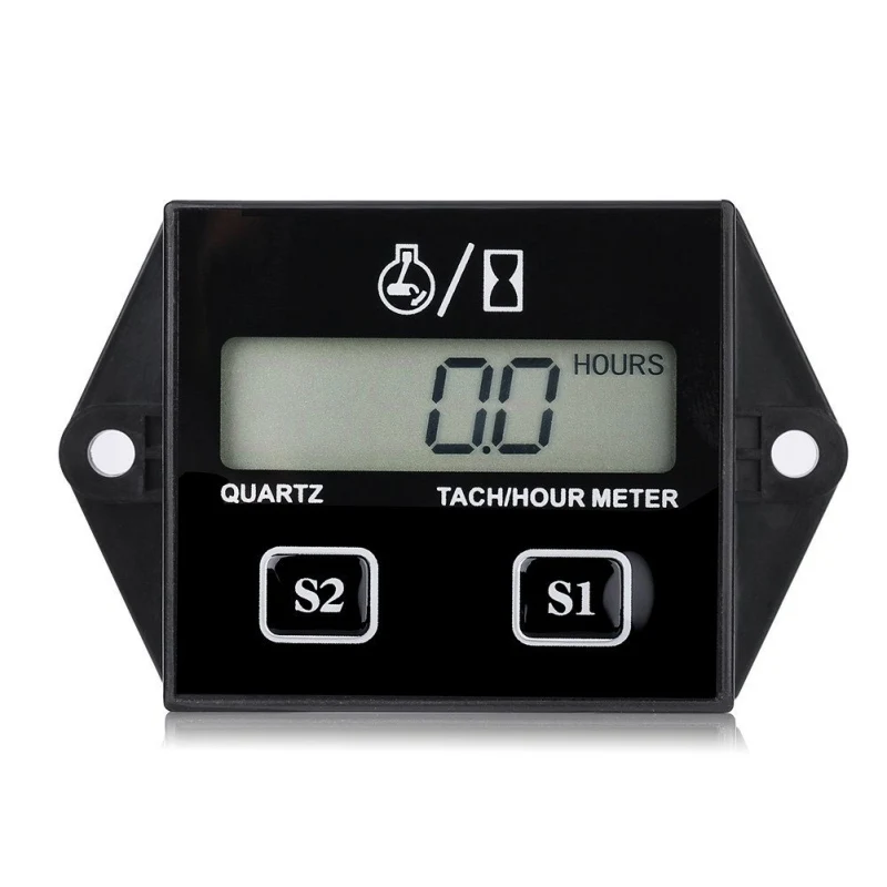 

Motorcycle Digital Display Tachometer Motorboat Engine Electronic Tachometer