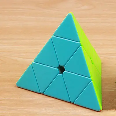 QY TOYS  megaminxeds puzzle speed magic cube pyramidcube stickerless professional special shape mirror pyramid cubes wholesale pyramidc stickerless