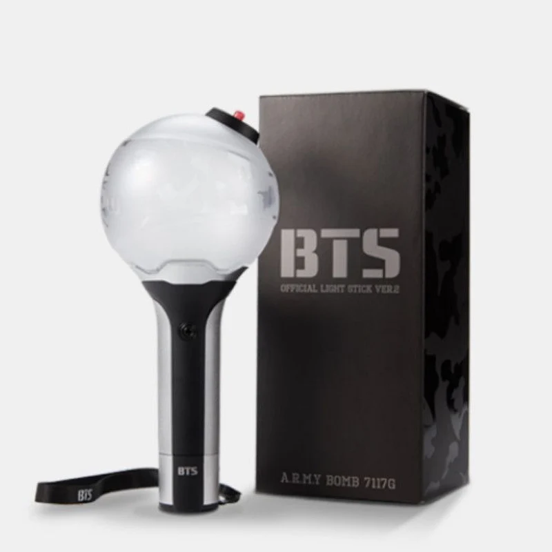 

Fashion Flash Glow Light Stick Vre2. BTS Bangtan Boys Concert Light-up Lamp Stick Fan-Made Gift Collection
