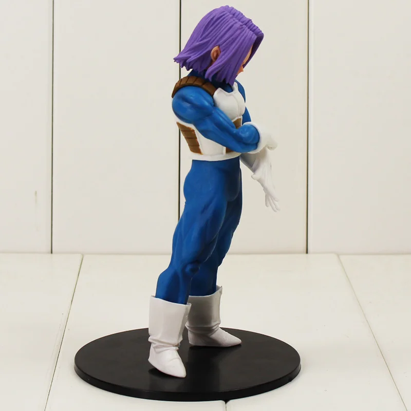 18 см Dragon Ball Z фигурка trunks игрушка Future trunks трусы с боевой костюм перчатки Аниме Драконий жемчуг зет модель куклы с основанием