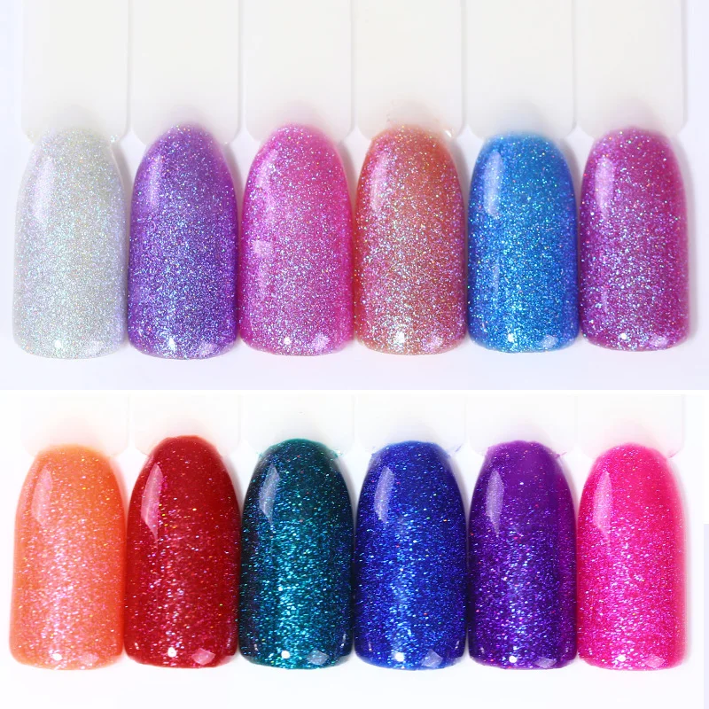 10 ml nacido bonito holográfico UV Gel esmalte remojo para UV LED manicura 1 botella arte uñas Gel polaco la capa de Base No limpiar la capa superior 10 ml nacido bonito holográfico UV Gel esmalte remojo para UV LED manicura 1 botella arte uñas Gel polaco la capa de Base No limpiar la capa superior