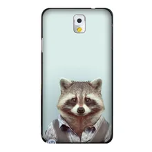Fashion Man Shape Animal Funny Colorful Fashion Skin UV Black Bag Case For Samsung Note 3