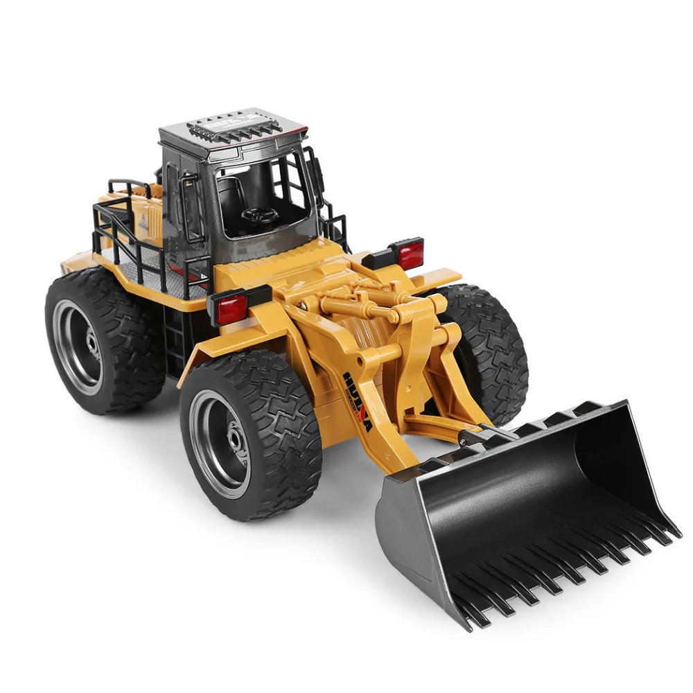 

HuiNa1520 RC Car 6CH 1/14 Trucks Metal Bulldozer Charging RTR Remote Control Truck Construction Vehicle Cars For Kids Toys Gifts
