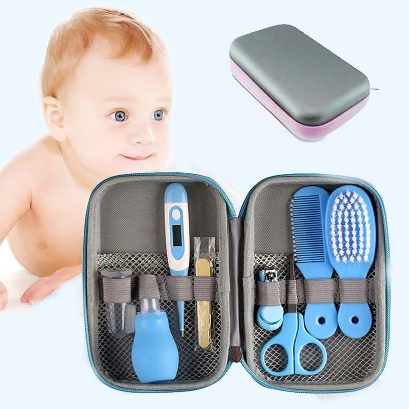 8pcs Baby Grooming Health Care Manicure Set Baby Nail Care Practical