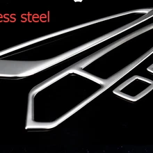 Моде! Внутренняя отделка для BMW X6 F16- Нержавеющая сталь подлокотник на внутреннюю сторону двери Кнопка Подъема Окна Накладка