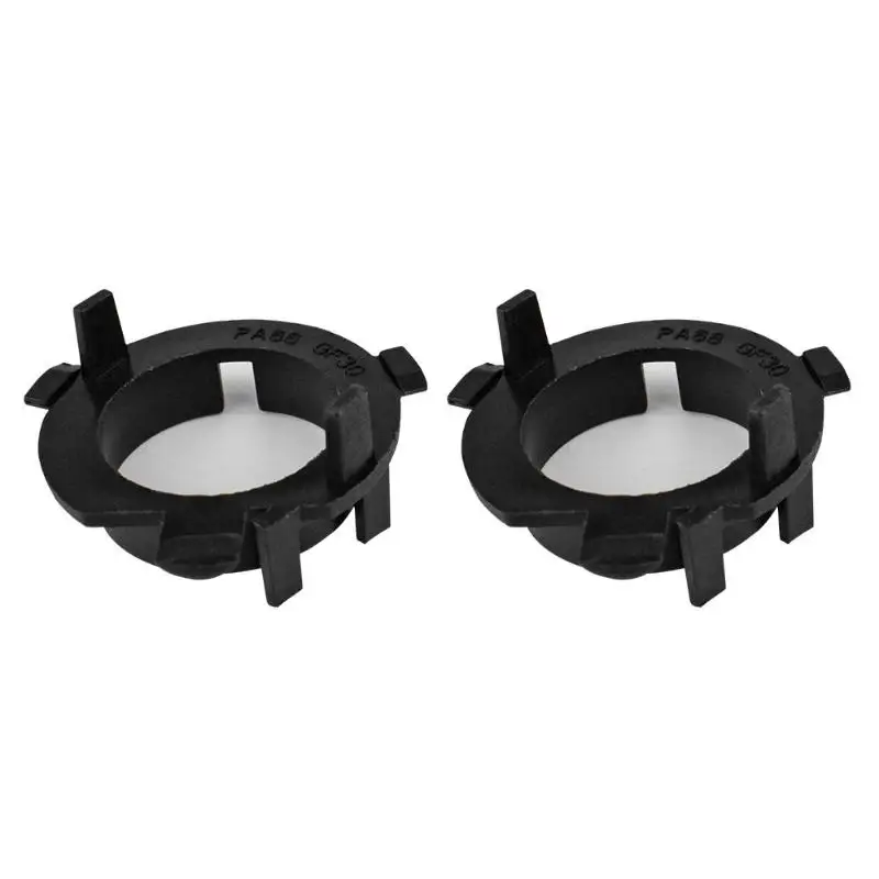 

2Pcs H7 Car LED Light Bulb Adapter Holder Base Lamp Base Headlamp Light Black Model 106A for Hyundai Kia Sportage K3 K4 K5
