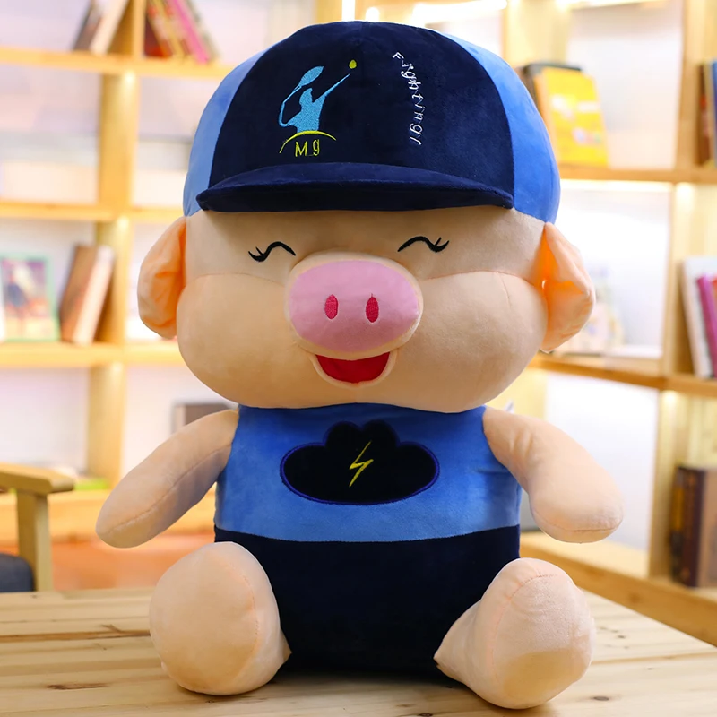 lovely McDull pig plush toy giant fat anime piggy dolls sleeping pillow girl gift wedding deco 39inch 100cm DY50499 (9)