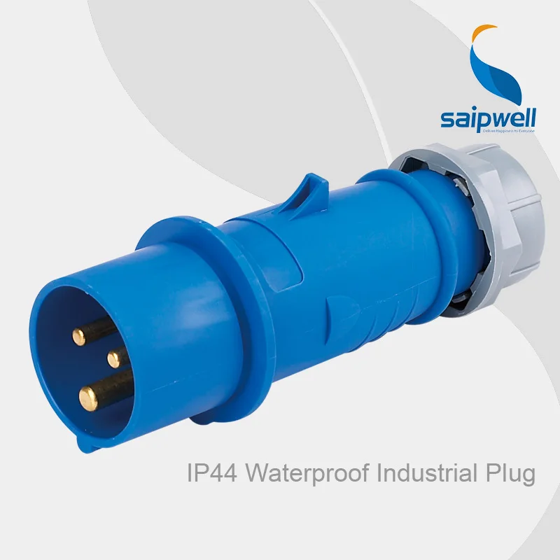 

Hot Sales IP44/IP67 3Pins 16A Blue Waterproof Industry /Industrial Electrical Plug and & Socket SP-248