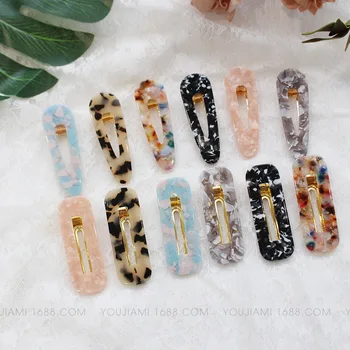 

Women Vintage Leopard creaseless Hair Clip Headwear Bobby Pin Hairband Hairpin Barrette Comb Newly Vintage Newly Bobby Leopard