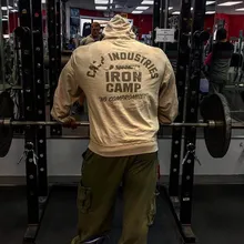 Мужские худи для бодибилдинга, одежда для спортзала тренировок, облегающие толстовки, мужской спортивный костюм с капюшоном, спортивная одежда для мальчиков из хлопка