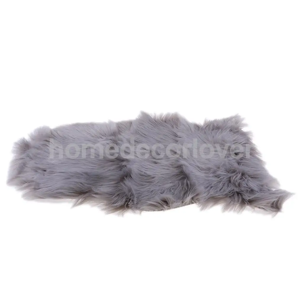 40x60cm Sheepskin Fluffy Skin Faux Fur Fake Rug Mat Rugs For Living Room Bedroom Sofa Floor 