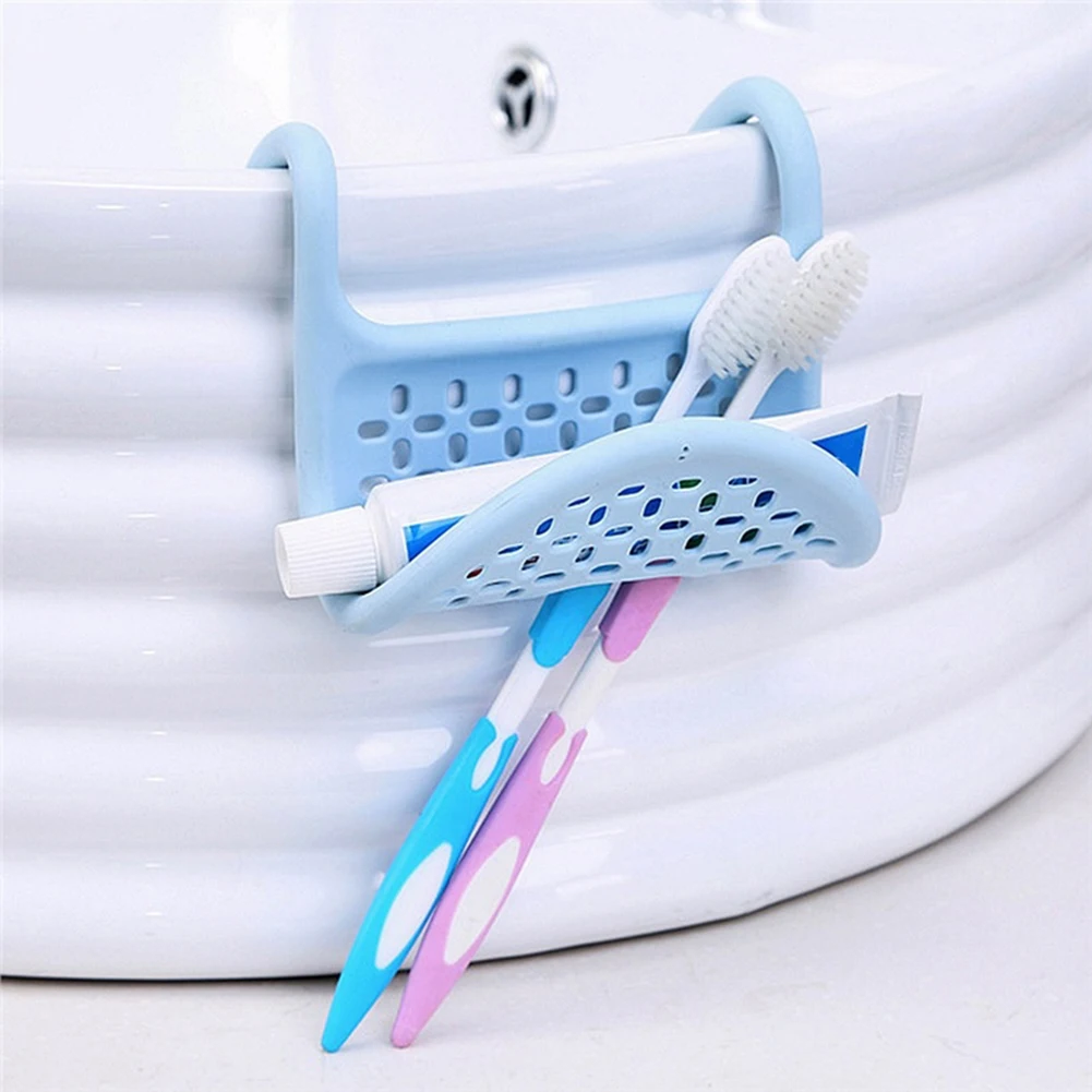 1pc Bendable Kitchen Sink Hanger Storage Holder Rack for Soap Sponges Scrubber Brush