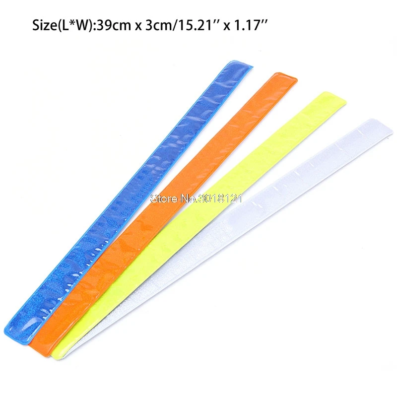 

Bike Cycling Bicycle Arm Leg Pant Reflective Band Strap Belt Safety Reflector