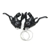 3x8 MTB велосипед дисковые тормоза рычаги 24 скорости велосипед переключения тормоза Горная дорога велосипед езда Велоспорт дисковые тормозные рычаги Прямая поставка - изображение