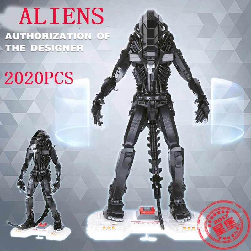 

KAZI star LepinS Movie War Covenant 04001 Starwars Toy ALIENS Model kit Building Block Brick KAZI Alienware Toys DIY Gift