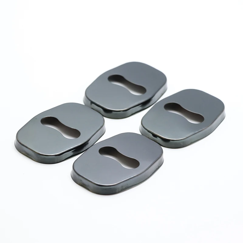 

4PCS Auto Case Stainless Protective Cover Steel Door Lock Buckle For Peugeot 5008 2010 2011 2012 2013 2017 2018 Car Styling