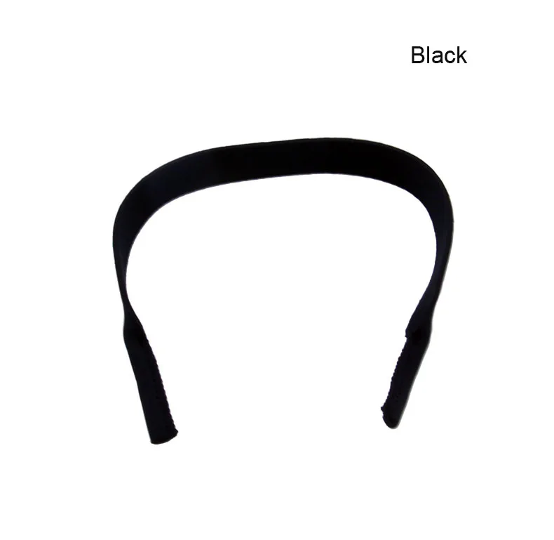20 шт неопреновые солнцезащитные очки держатель очков фиксаторы очков шнур на шею очки ожерелье - Цвет: Черный